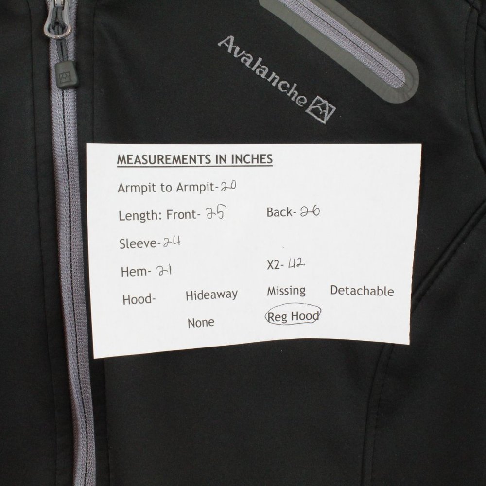 AVALANCHE Light Hooded Jacket Full Zip Size M - Picture 8 of 8